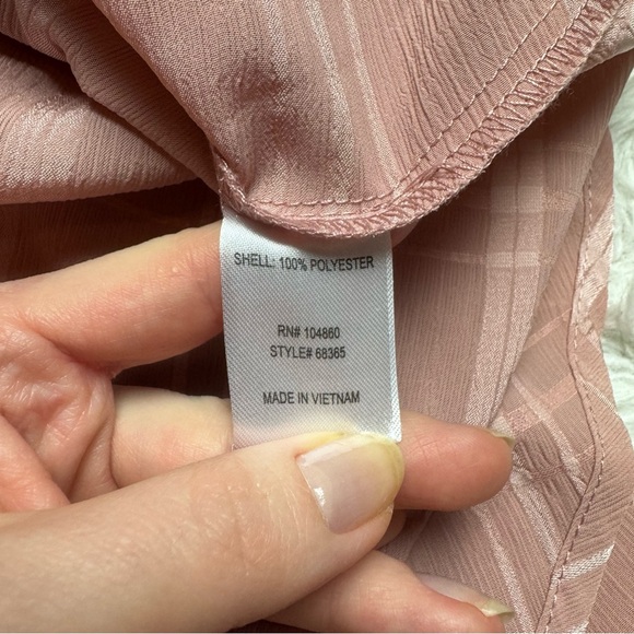 Dusty Pink Romper | Frilly Mini Dress Spaghetti Straps V-Neck | Coquette - Picture 9 of 11